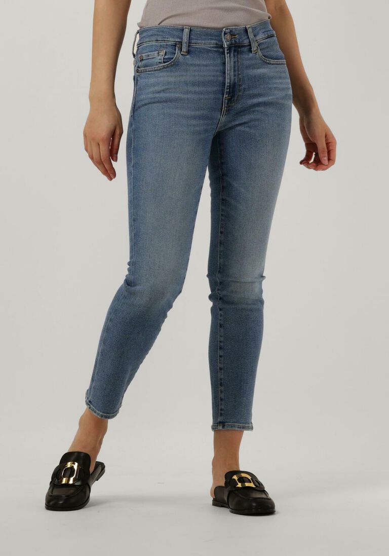 7 FOR ALL MANKIND blauwe 7 for all mankind skinny jeans roxan ankle luxe vintage legend