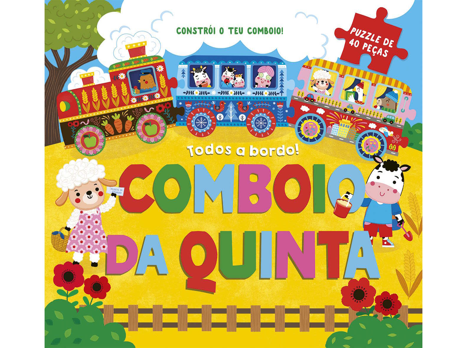 LIVRO TODOS A BORDO! COMBOIO DA QUINTA - INCLUI PUZZLE