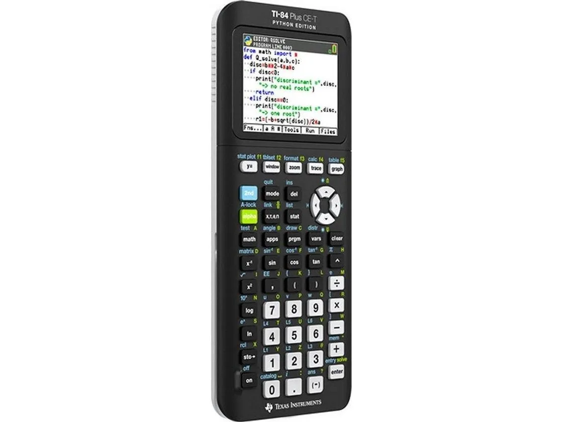 Texas TI-84 Plus CE-T Graphing calculator - inkl. UK-manual