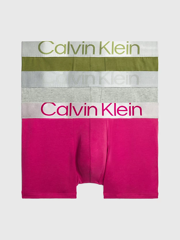 Cuecas Boxer Steel Cotton, Pacote com 3 unidades