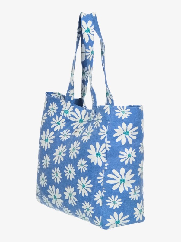 Anti Bad Vibes Grand sac tote Bleu Femme