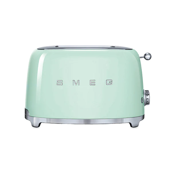 Toaster 2 tranches vert d'eau 950 W TSF01PGEU Smeg