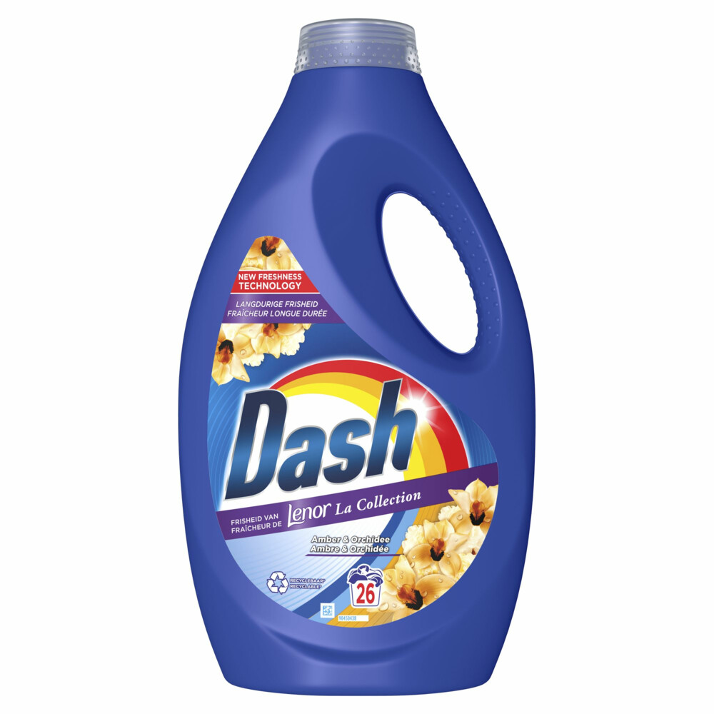Dash Vloeibaar Wasmiddel Amber & Orchidee 26 Wasbeurten1170 ml