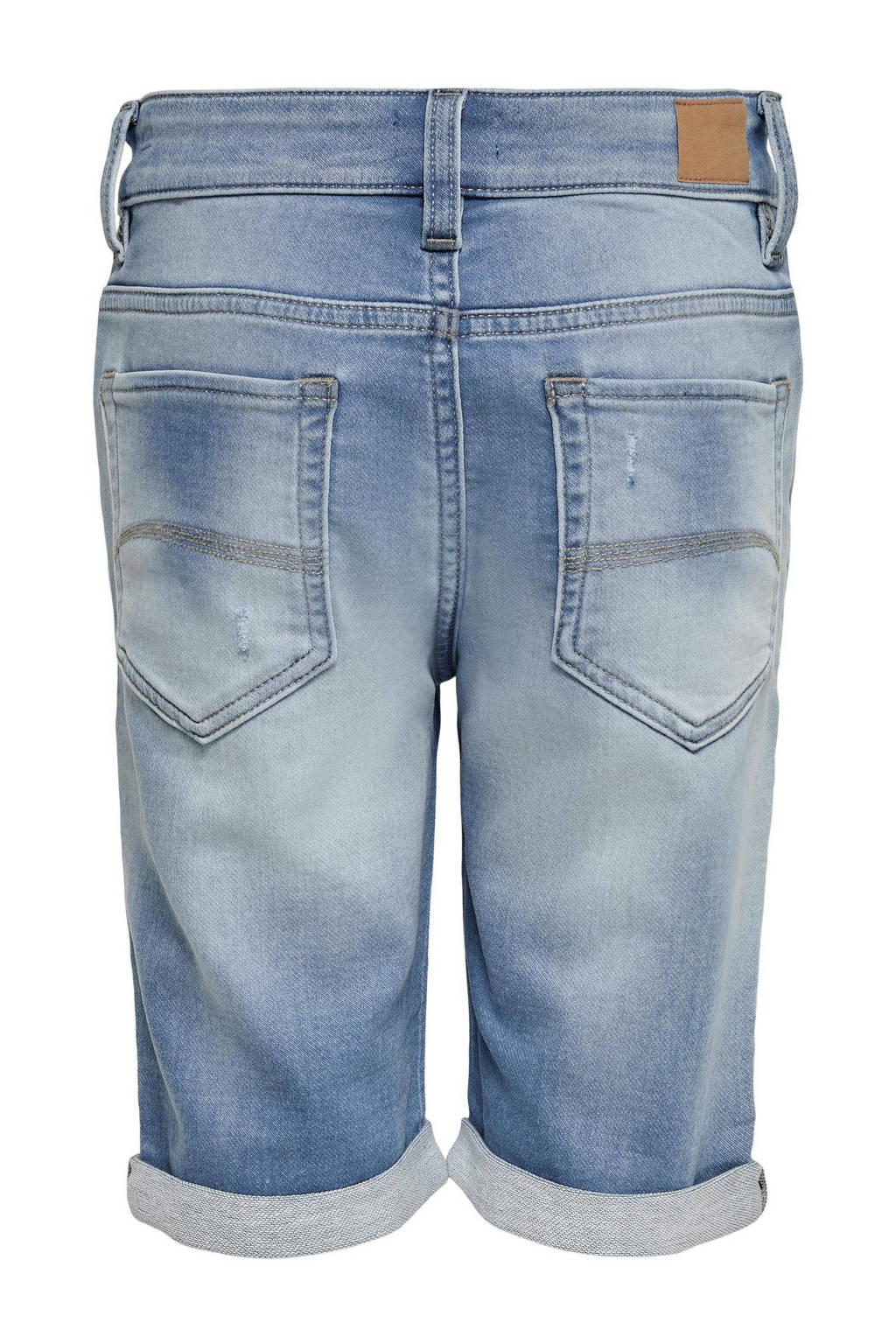 ONLY slim fit jeans bermuda KOBMATT light blue denim