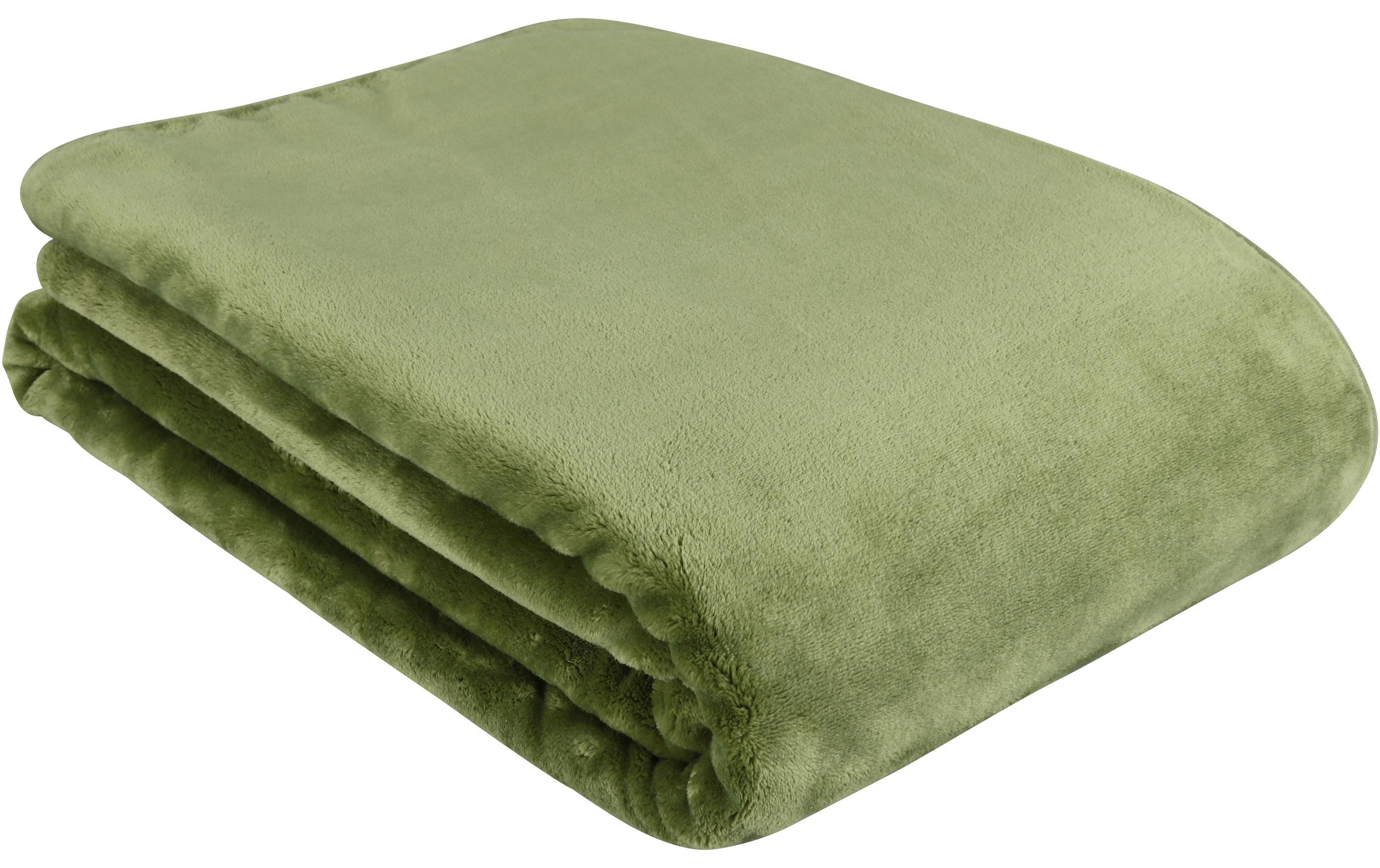 Decke Cashmina Olive, 150 x 200 cmKuscheldecke supersoft
