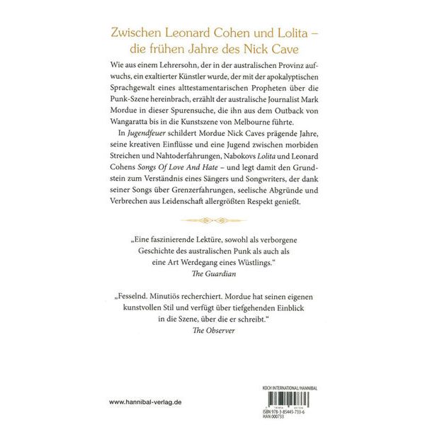 Hannibal Verlag Nick Cave Jugendfeuer