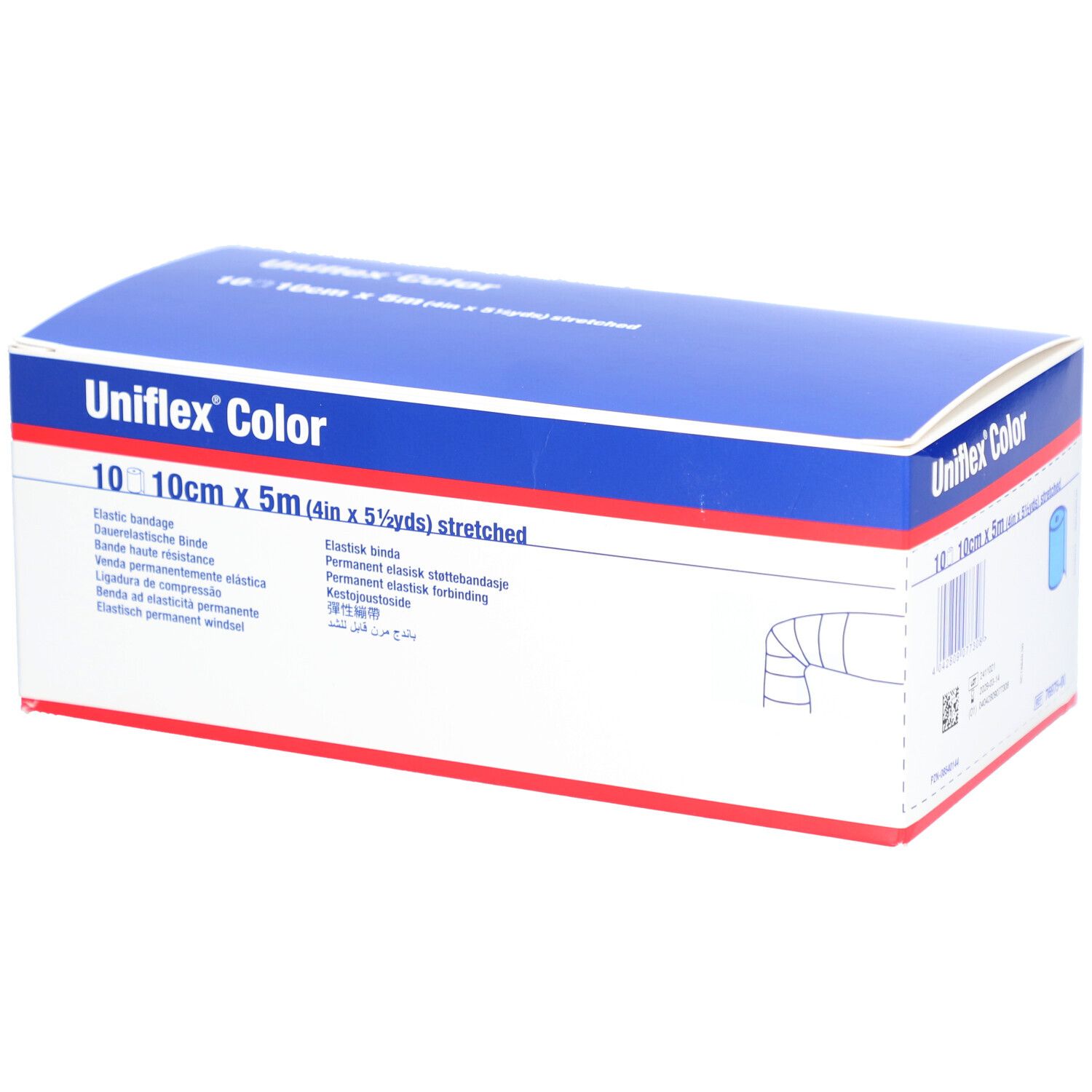 Uniflex Universal Binden 10 cm x 5 m blau