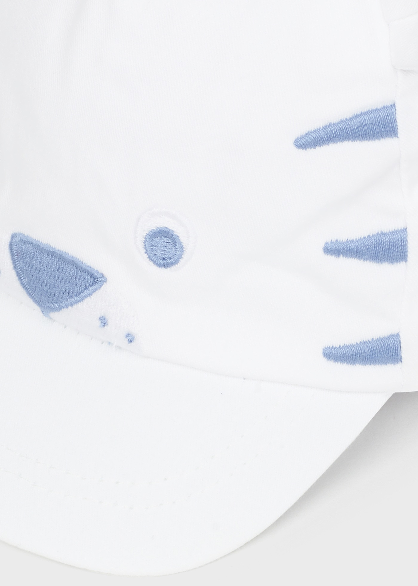 Touca de algodão estampada para recém-nascido
