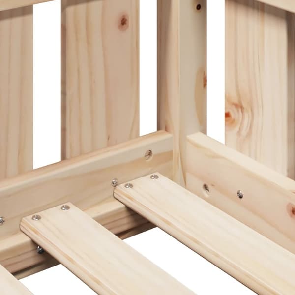vidaXL Barnesengeramme hus 80x200 cm heltre furu
