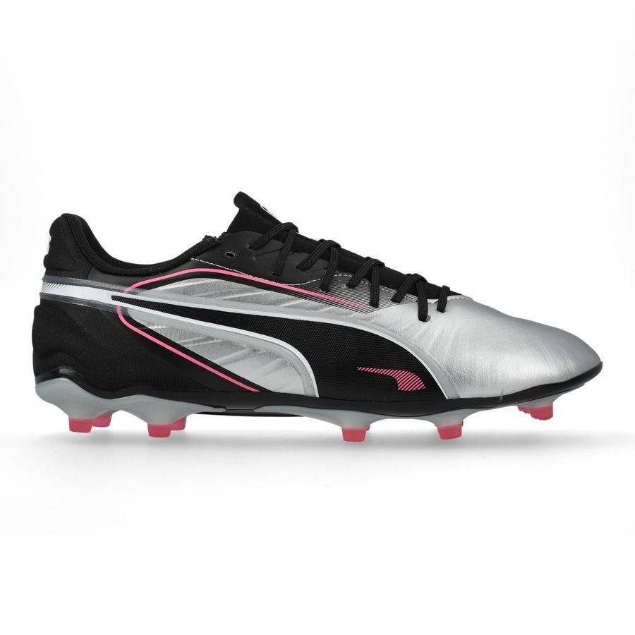 PUMA King Match FG/AG Audacity - Argenté/Noir/Sun Struck/Blanc