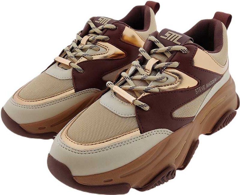 Steve Madden Progressive Sneakers - Dames - Bruin