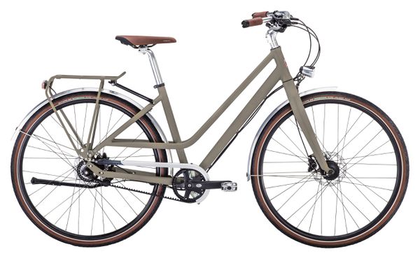 LAZY DAY GATES ALFINE 8 Wmn City- und Alltagsvelo  olive matt  46 CM