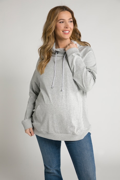 Bellieva-Sweatshirt, elastische Seitennähte, Langarm