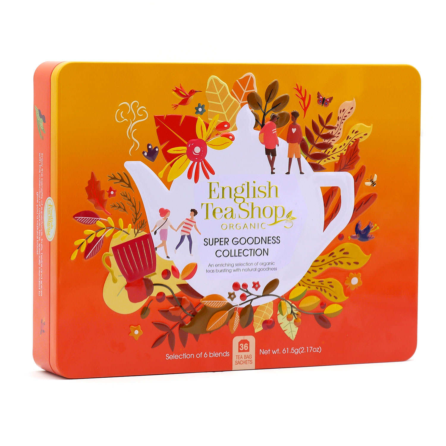 Coffret de 36 sachets de thés et d'infusions collection Super Goodness