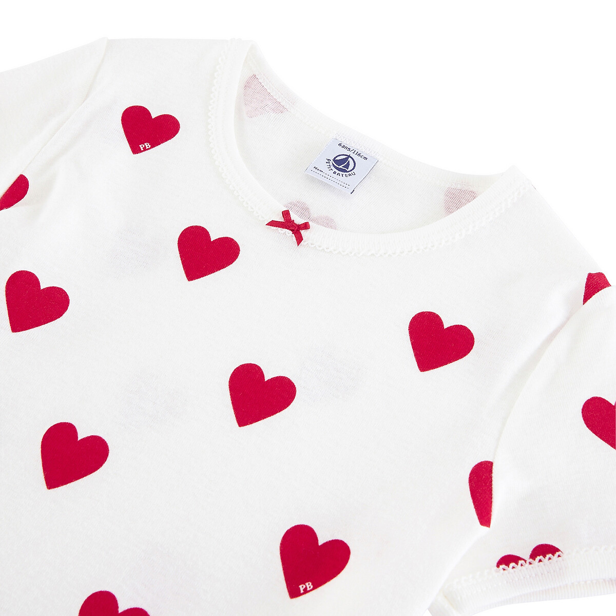 PEQUENO BARQUINHO<br>Conjunto de pijama de duas peças com shorts