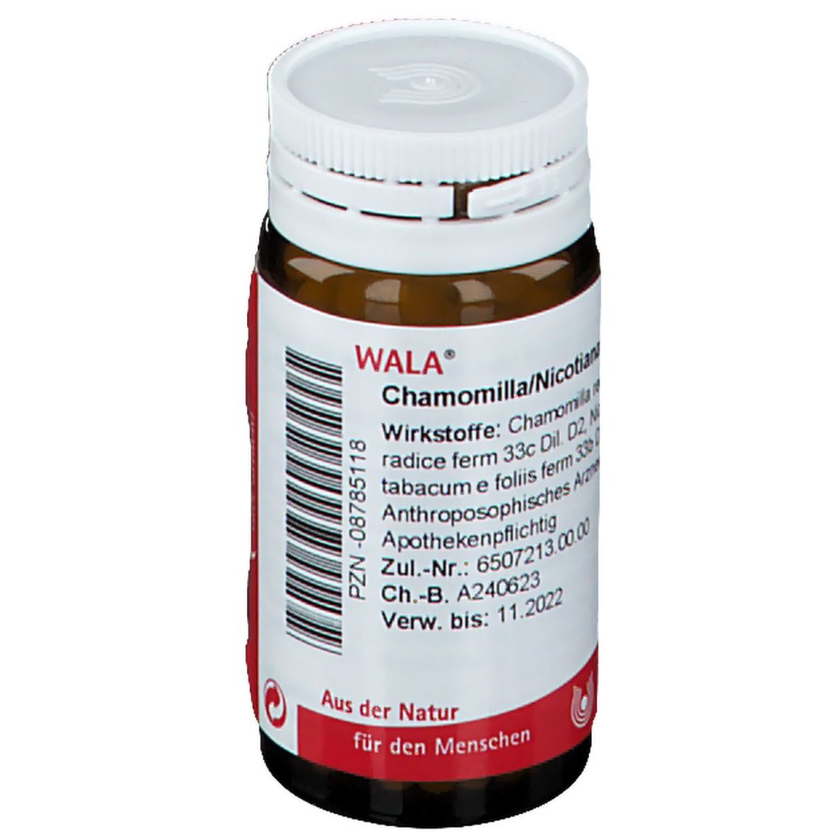 WALA® CHAMOMILLA/NICOTIANA Globuli