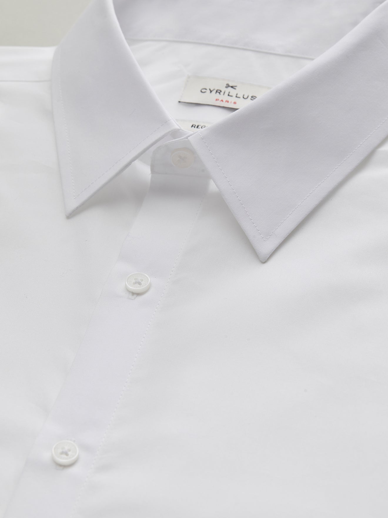 Chemise Regular Fit homme popeline unie easy care