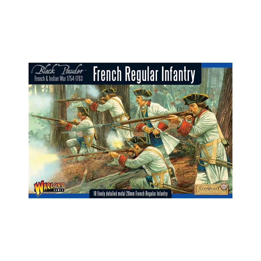 French Indian War 1754-1763: French Regular Infantry