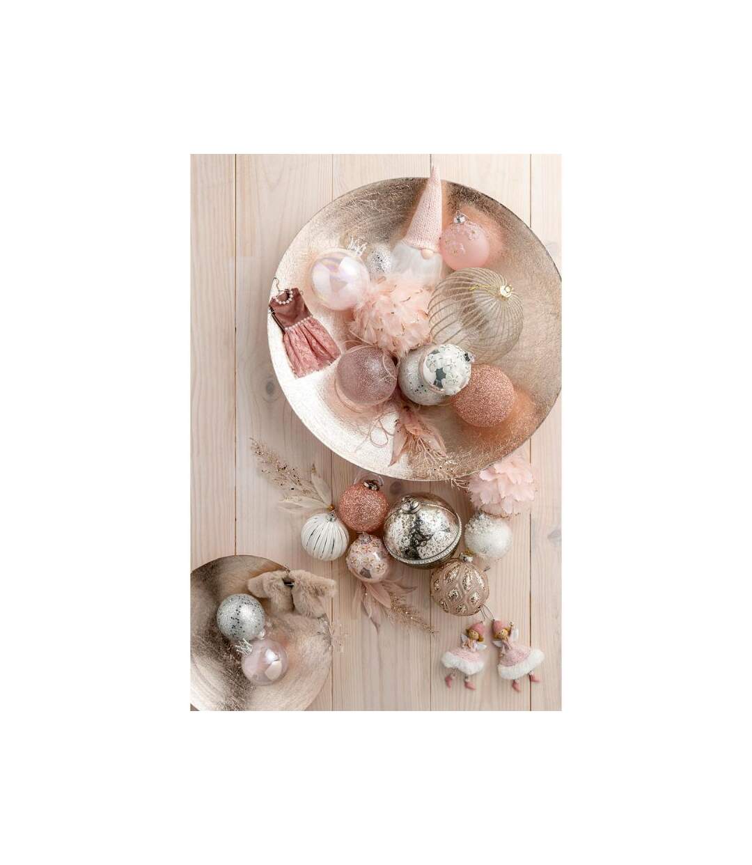 Paris Prix - Lot De 6 Boules De Noël étoiles 8cm Argent