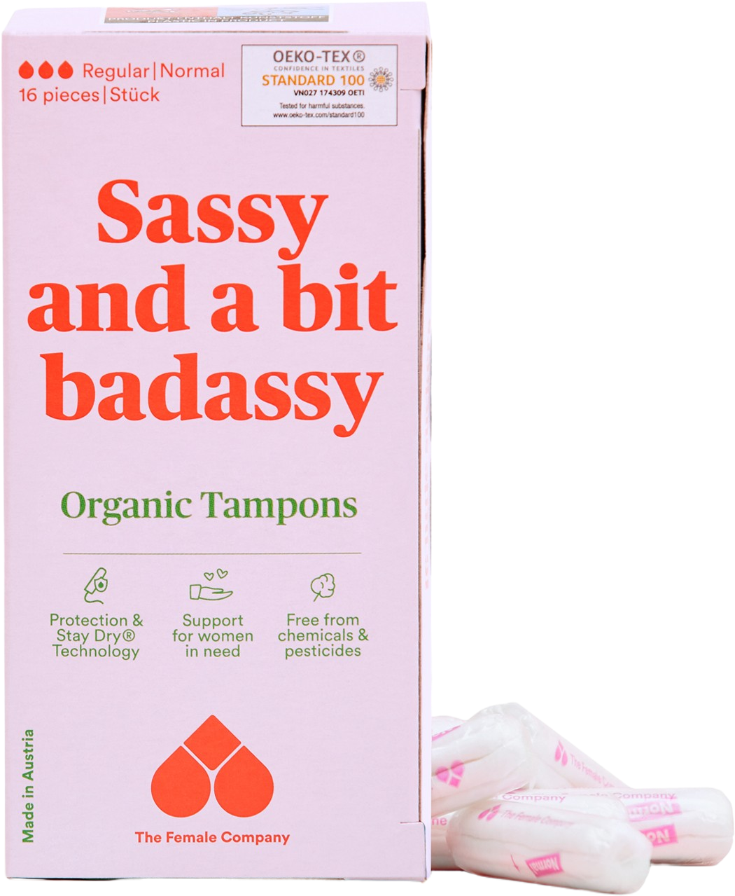 The Female Company  Bio-Tampons, Normal (16 Stk)