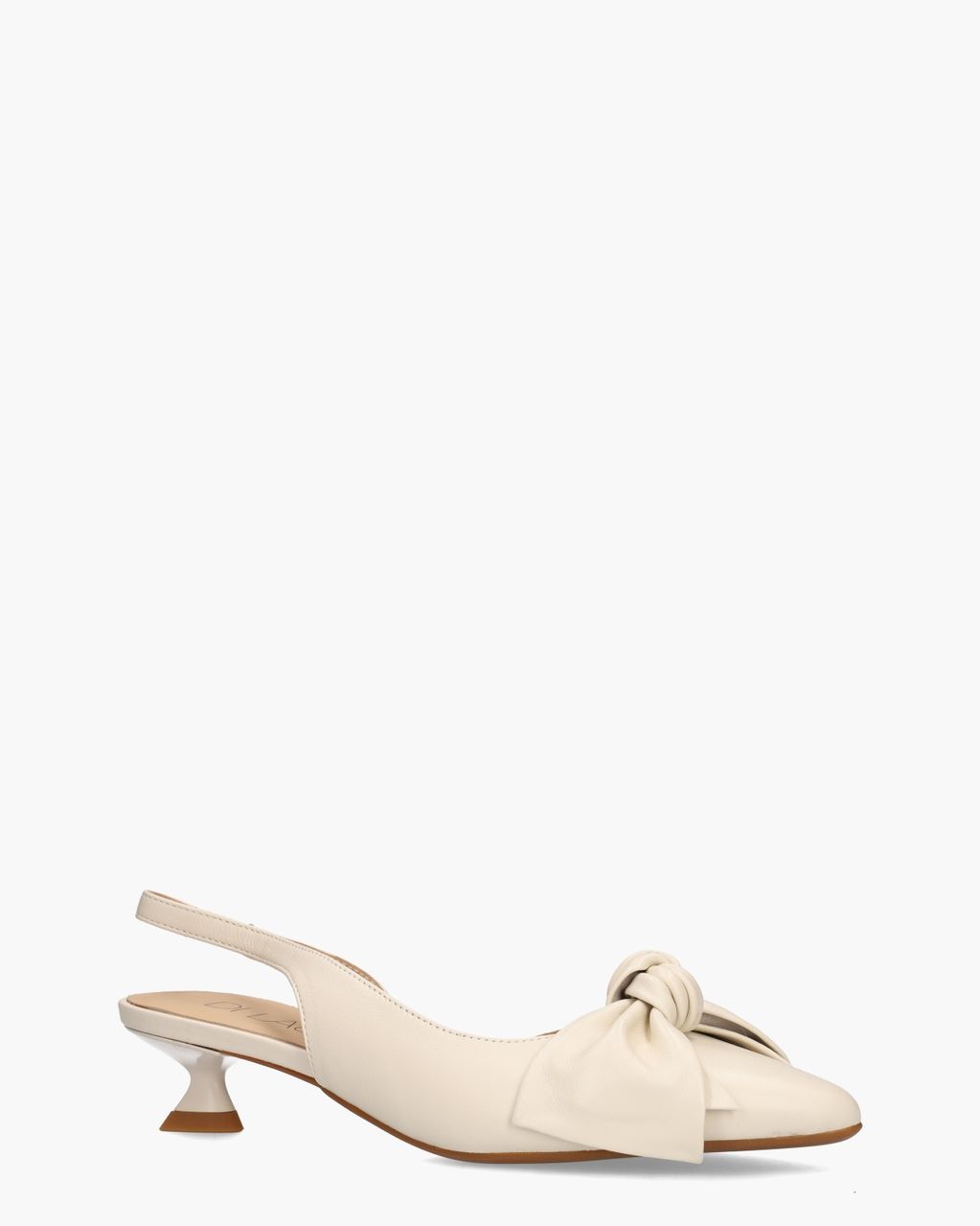 Di Lauro Danae Roomwit Dames Slingbackpumps