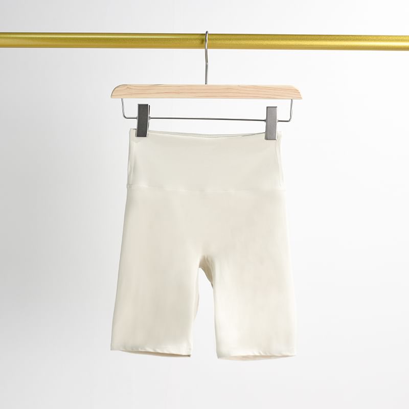 Claduodoe - Hoge taille effen yogashorts