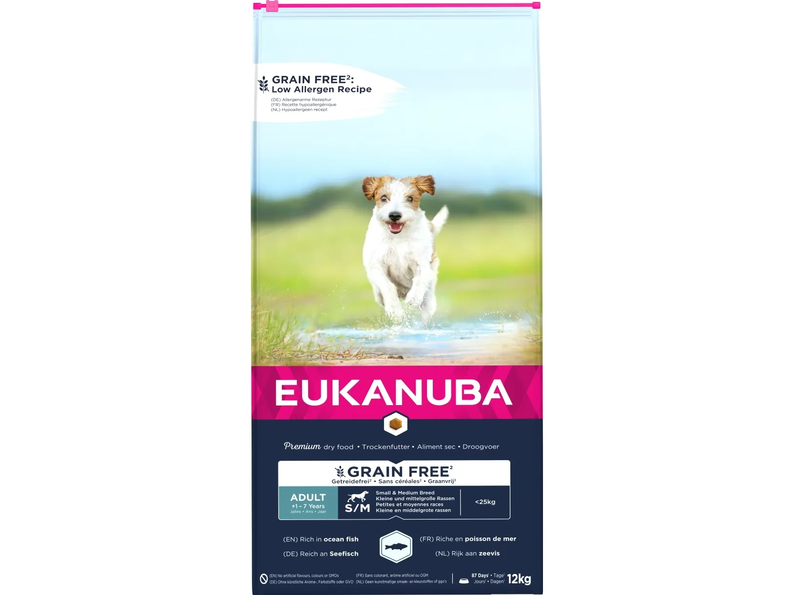 Eukanuba Euk Adult Small/Medium Grainfree Ocean Fish 12KG