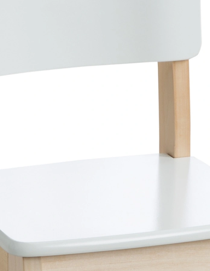 Kinderstuhl Holz (Farbe: weiß)