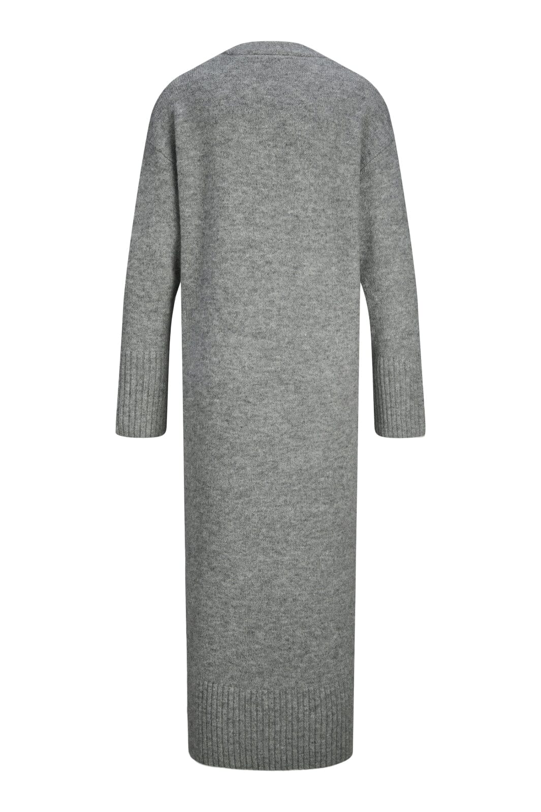 Jjxx Jxoline Diverse Dress Knit 12268051 4652034 grey melange pale green neck piping