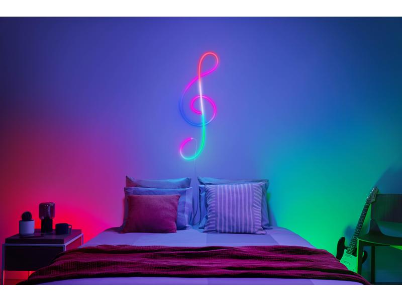 WiZ Flex Strip Tunable White & Color 3m, 400 lm, Einzelpack Smartes LED-Stripe, verbindbar über Matter, WLAN