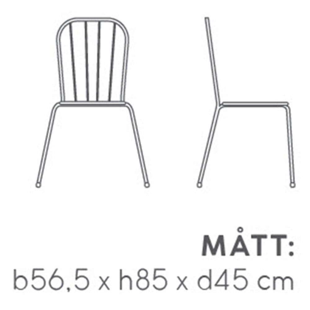 CAFÉSTOL SUNFUN BISTRO CLASSIC SVART