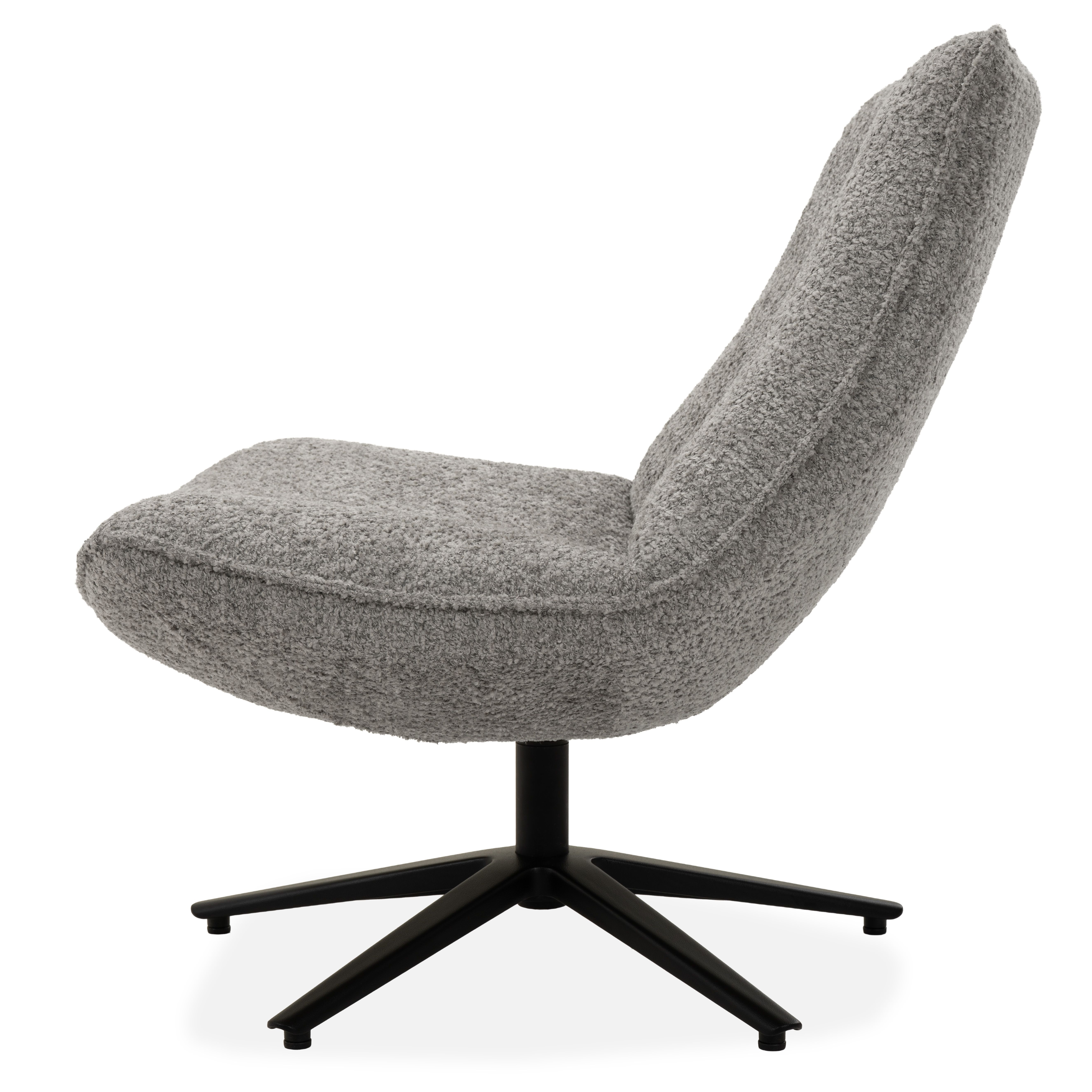 Draaifauteuil Catleen B83 x D83 x H76 cm