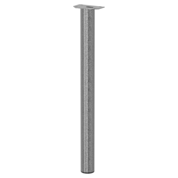 Duraline tafelpoot rond hamerslag Ø7,6x72 cm