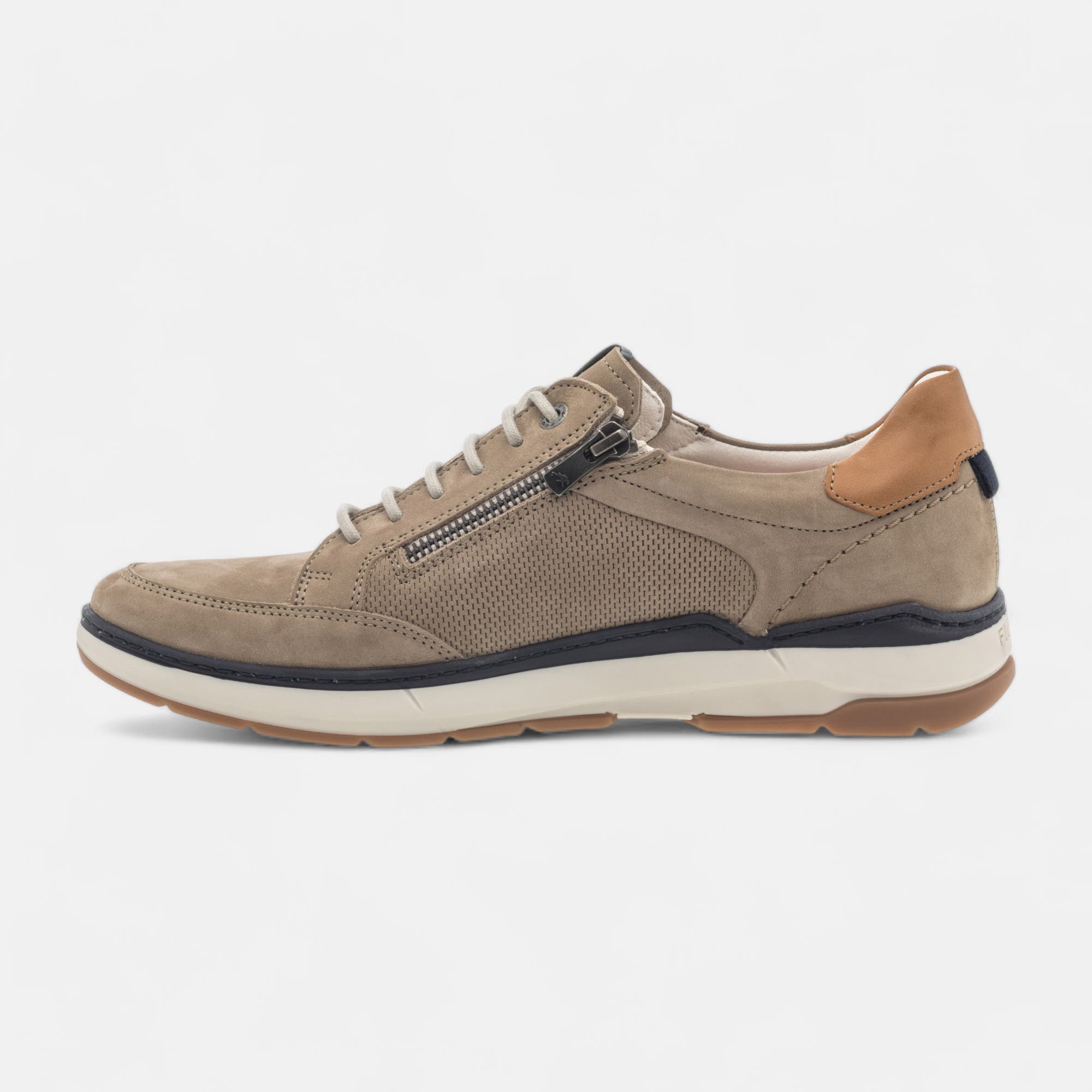 Derbies pieds sensibles Homme en cuir beige