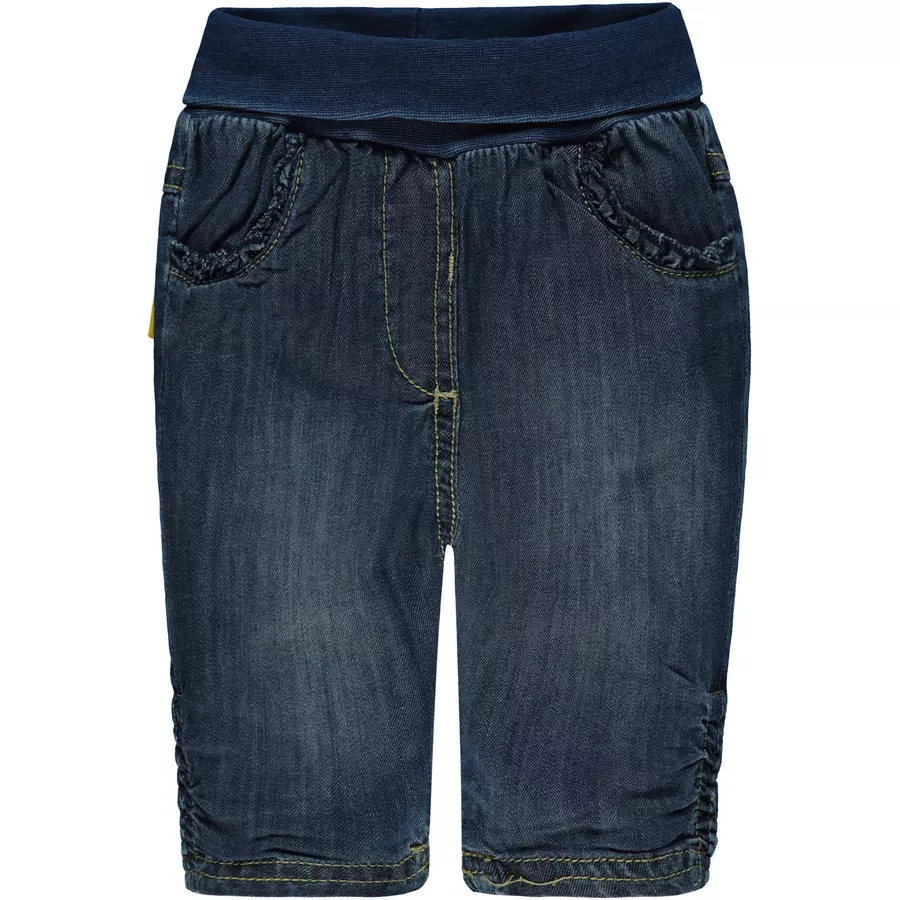 Steiff Girls Jeans, dark blue denim