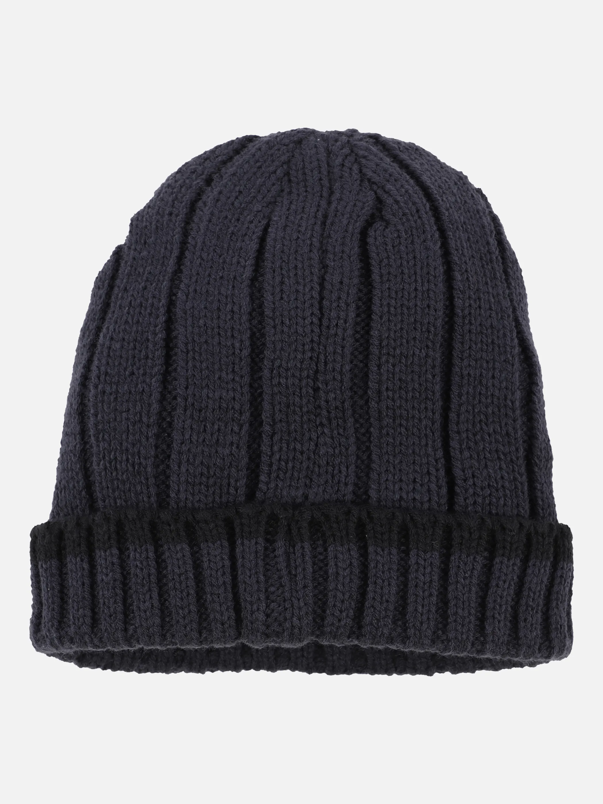 Herren Strickmütze mit breitem Umschlag