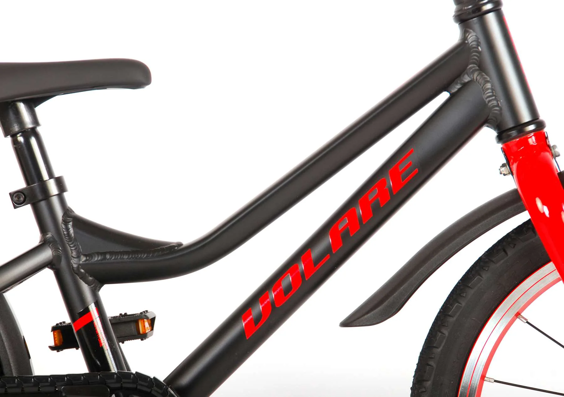 Kinderfahrrad Blaster Fahrrad für Jungen 16 Zoll Kinderrad Schwarz/Rot