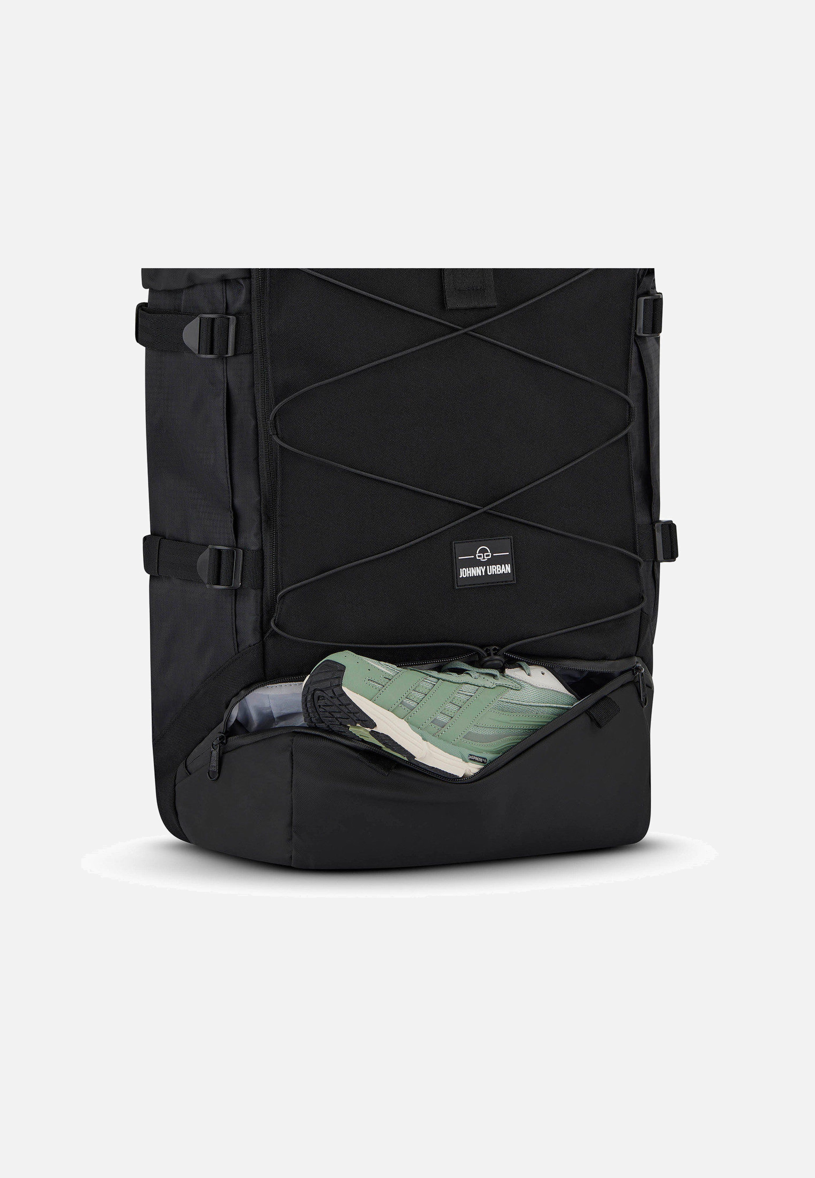 Allen XL Travel Schwarz - Rolltop Rucksack