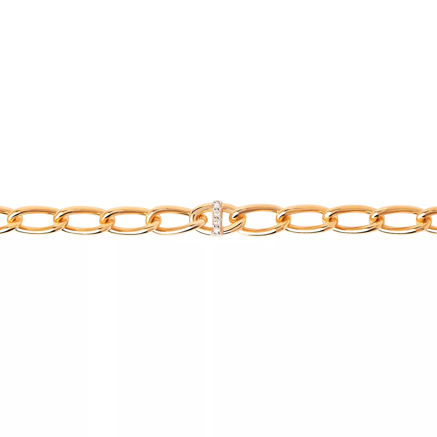 PDPAOLA Letter Armbånd 18 kt. Forgyldt Sølv PU01-546-U