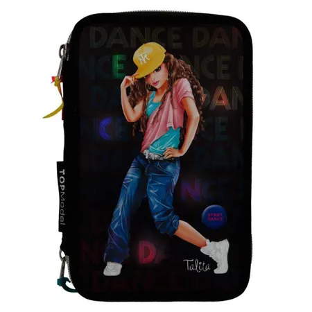 Depesche TOPModel 3-Fach Federtasche Talita mit Led Dance