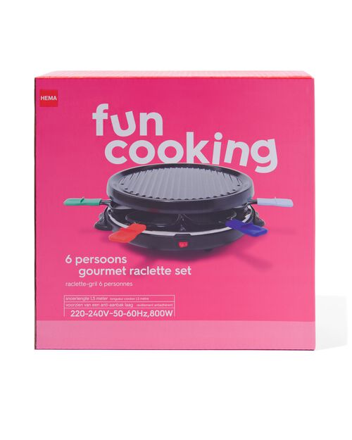 appareil à raclette 6 personnes