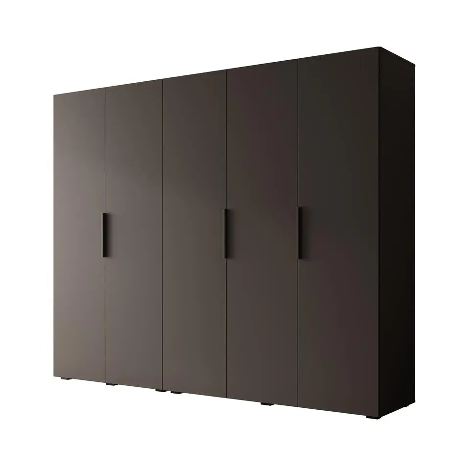 Meubella - Kledingkast Marquesa - Zwart - 250 cm