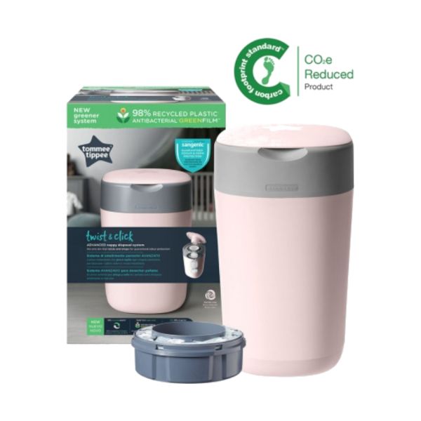 Tommee Tippee Sangenic Twist & Click Luieremmer - ECO - Blauw