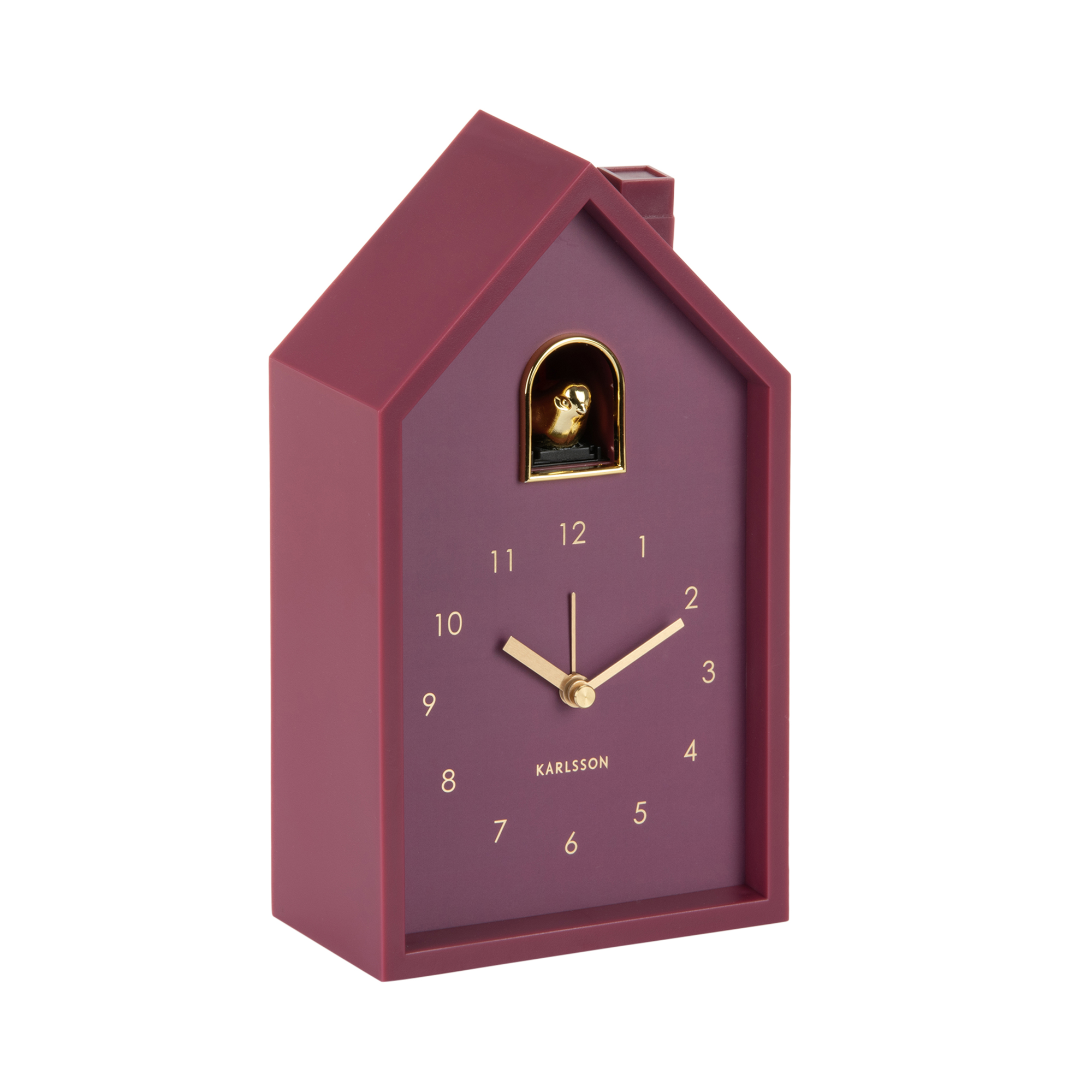 Wekker Modern Cuckoo Oro Donkerpaars
