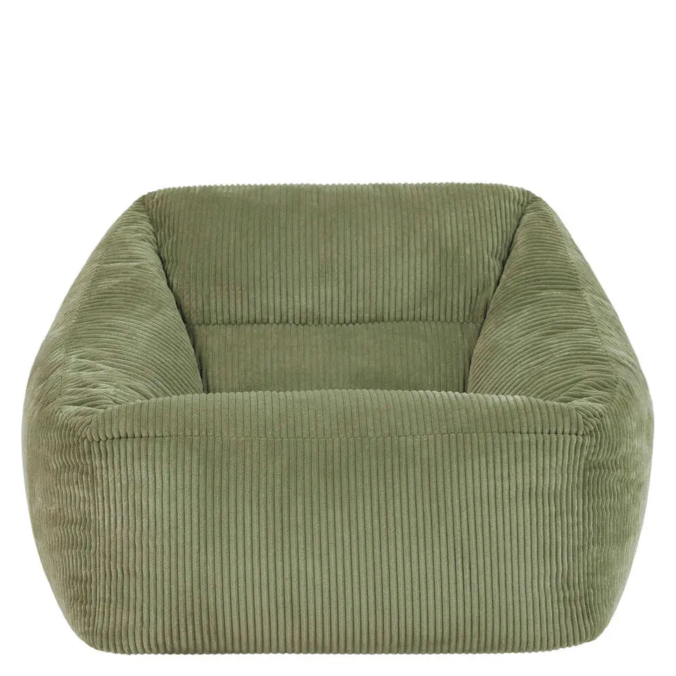 icon Zitzack Natalia - Corduroy Zitzakfauteuil - Saliegroen