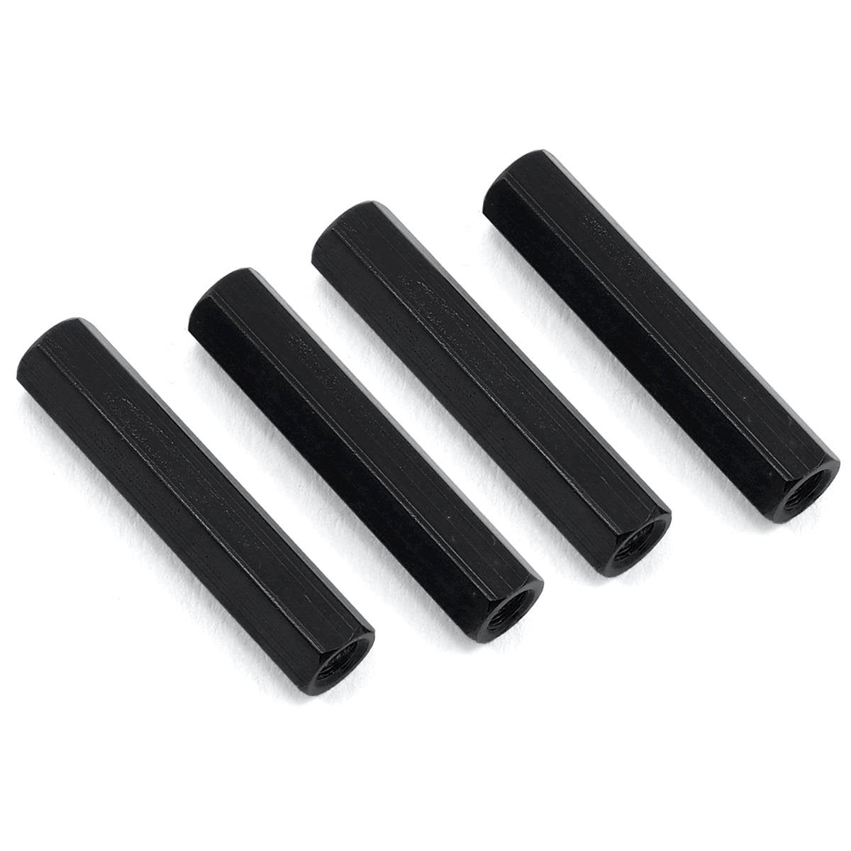HQProp M3 x 25mm Aluminum Hex Standoffs Black (4)