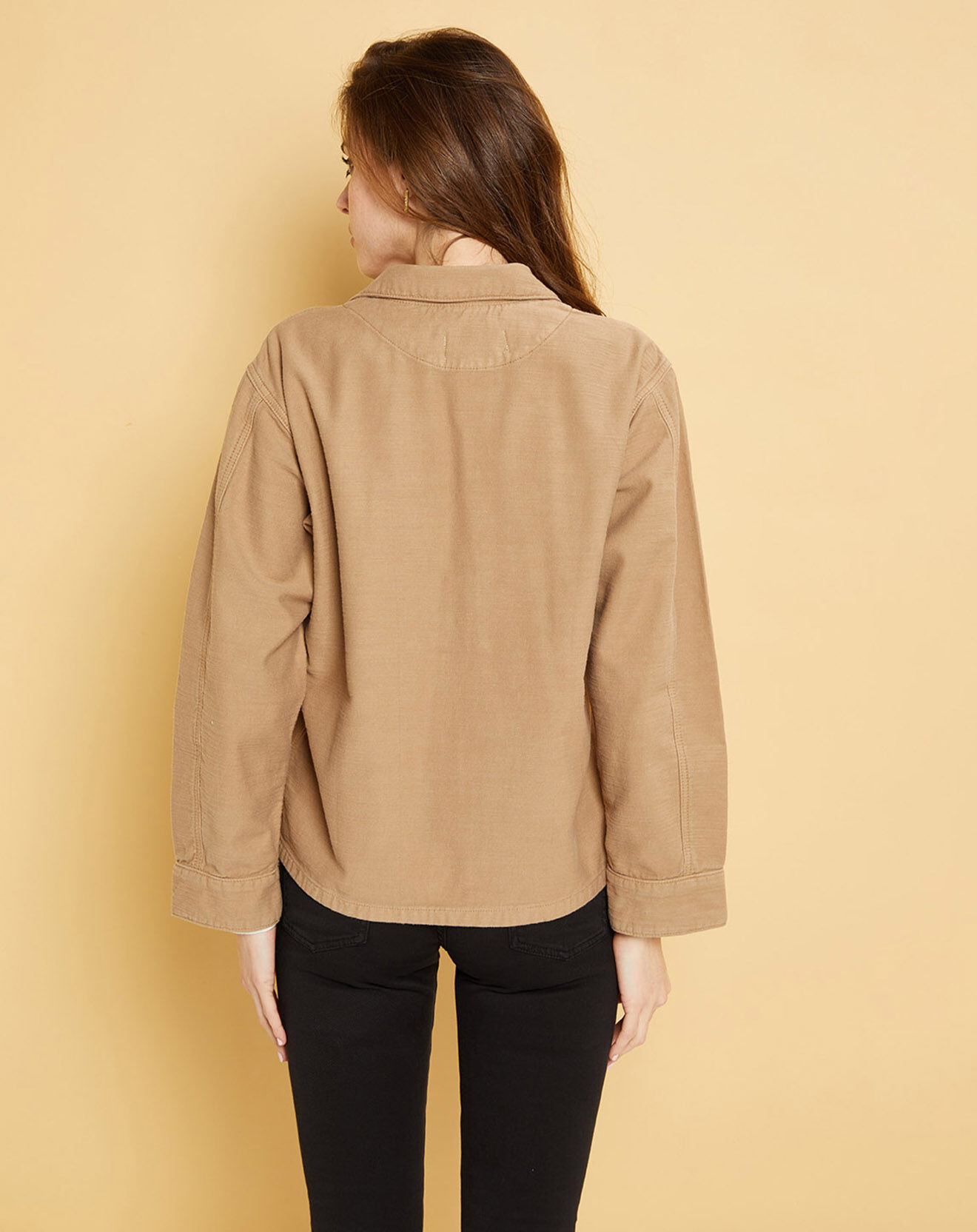 Acquaverde Veste en Gabardine Stretch Ashley dune