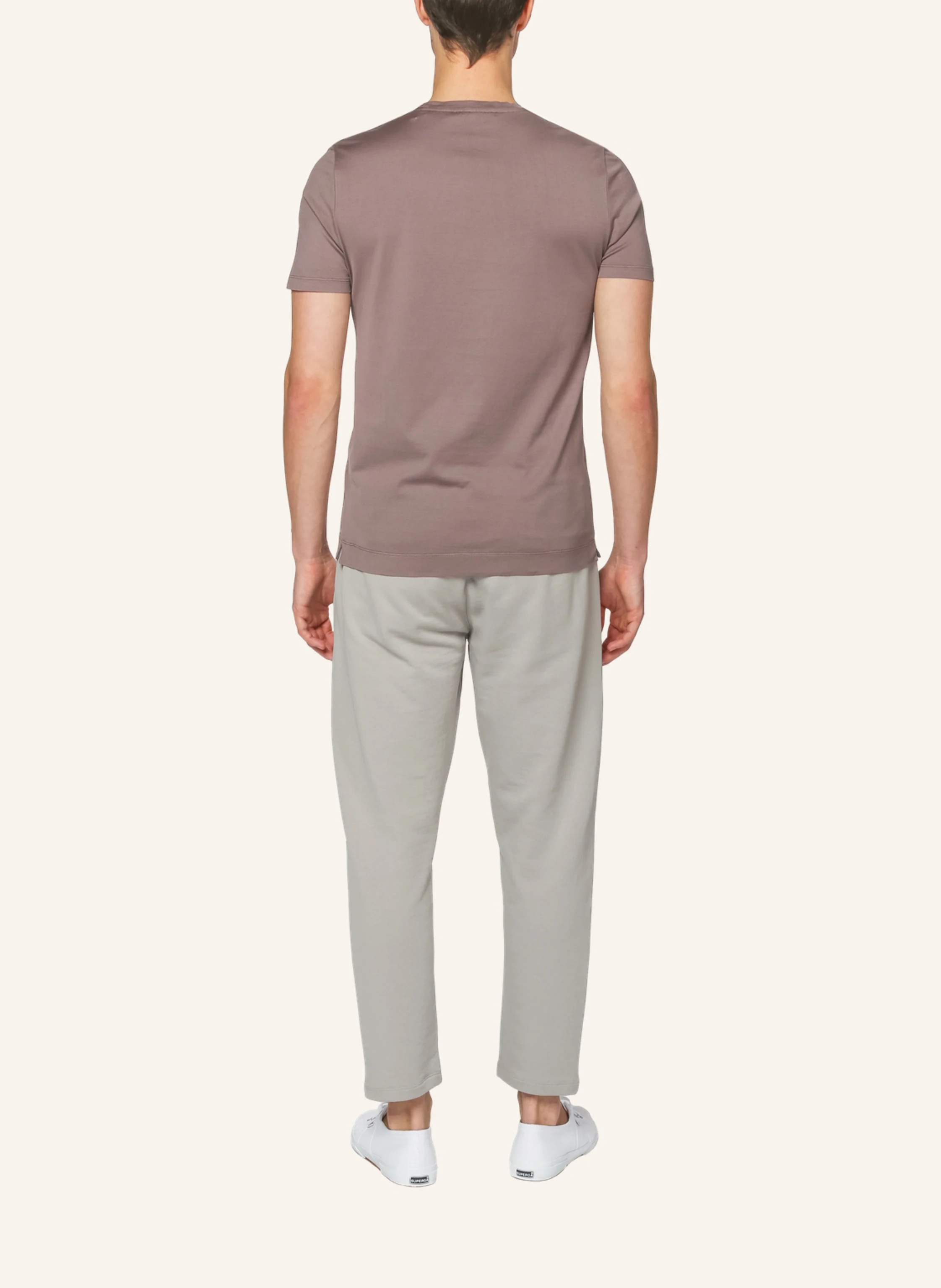TRUSTED HANDWORK Round Neck 1/2-Sleeve T-Shirt