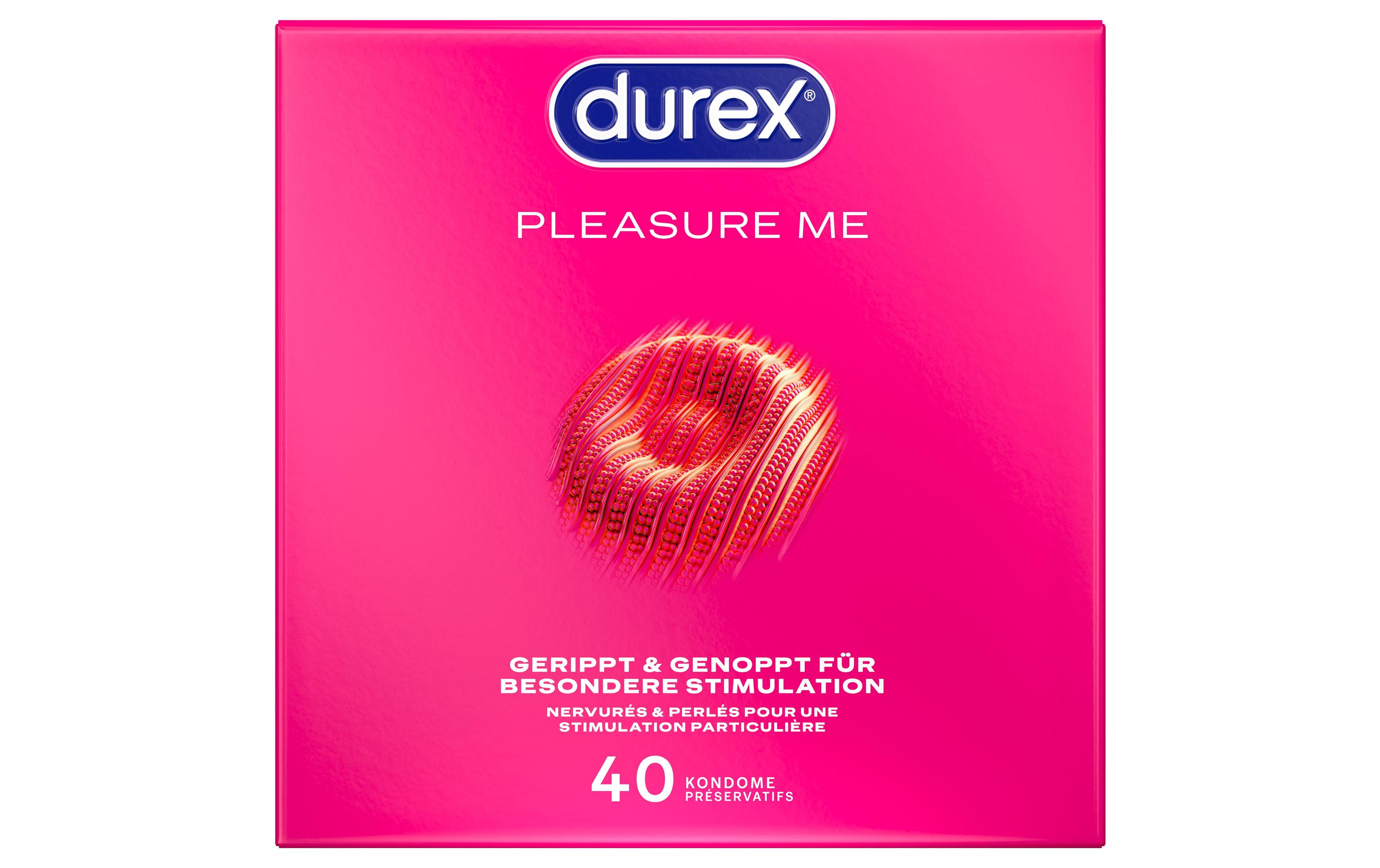 Kondome Pleasure Me 40 StückHochwertige Präservative gerippt und genoppt für besondere Stimulation