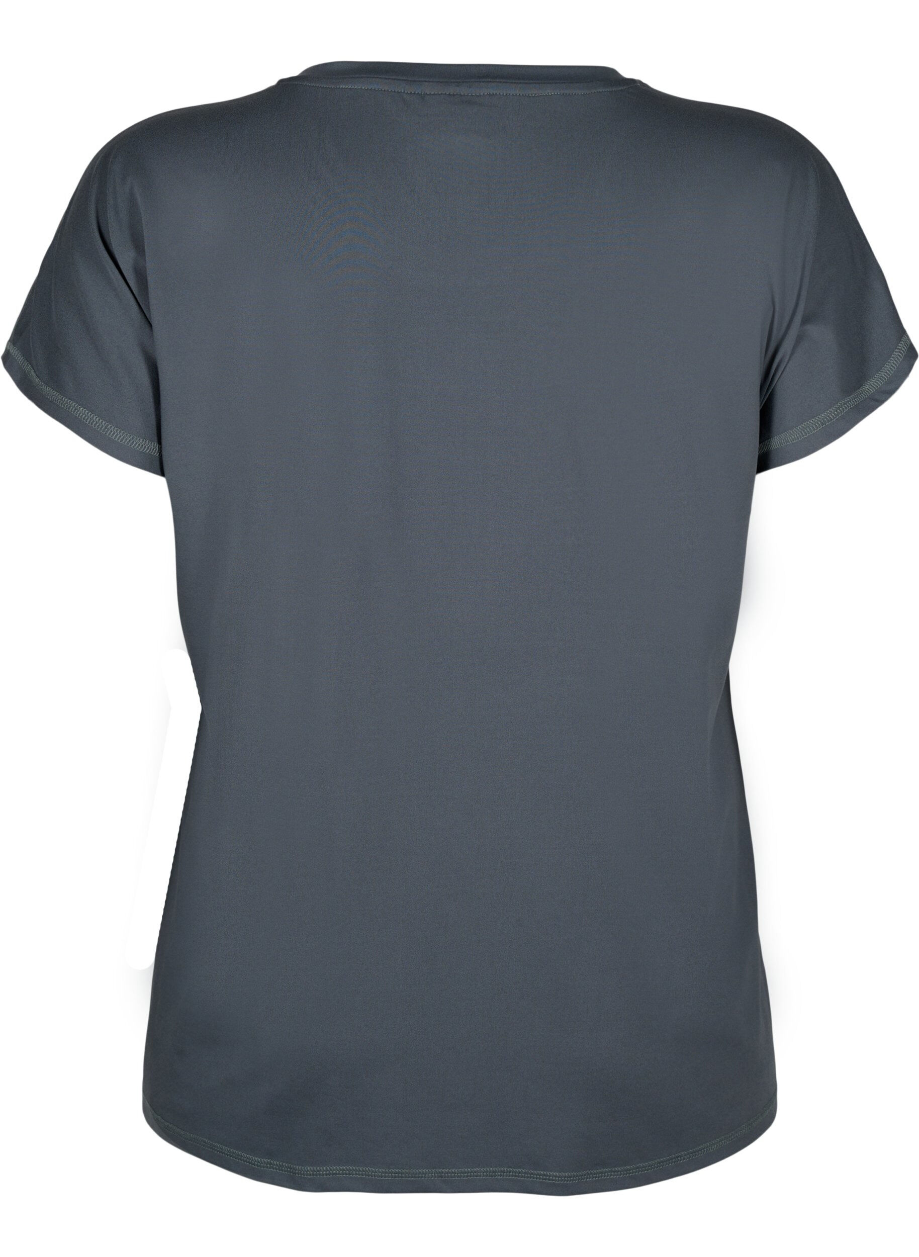 Ensfarvet trænings t-shirt